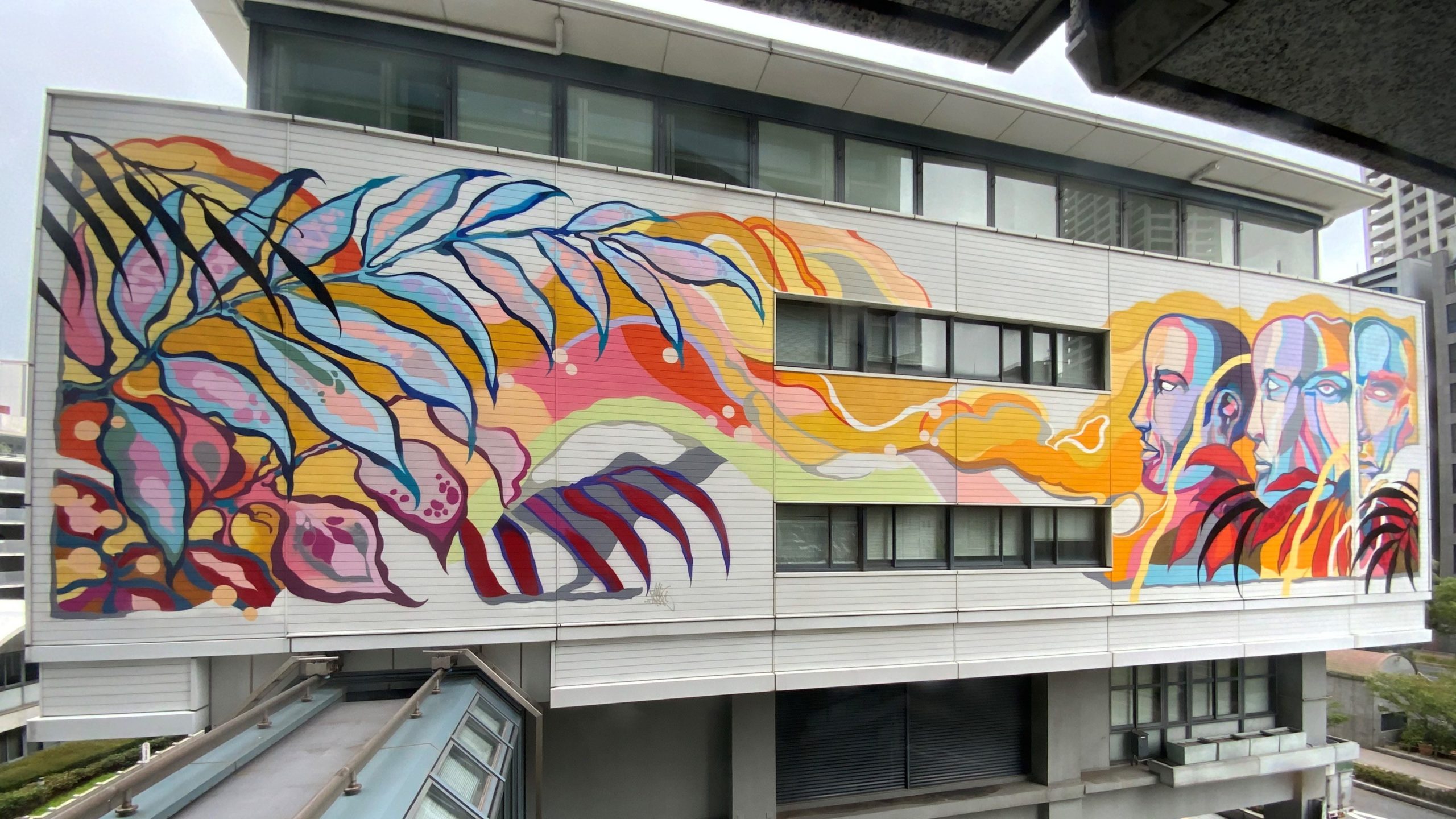 Kobe Mural Art Project Titifreak Kobe Mural Art Project